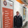 Myself at Partick subway station