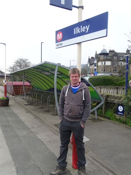 Myself at lkley railway station