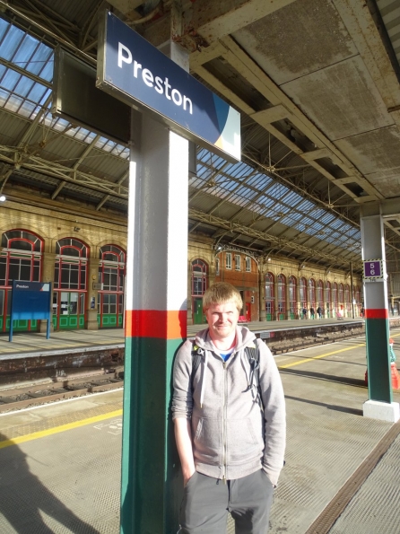 Myself at Preston railway station