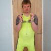 Synergy Neon Lime Cycling Skinsuit