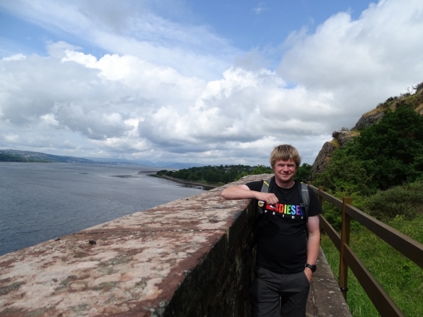 Myself at Dumbarton Castle