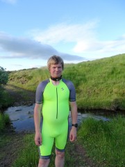 Synergy Neon Lime Cycling Skinsuit