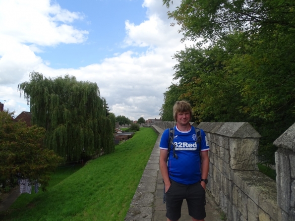 Walking around the York City Walls