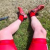 Synergy Red Cycling Skinsuit