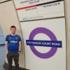 Myself at Tottenham Court Road railway station