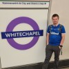 Myself at Whitechapel railway station