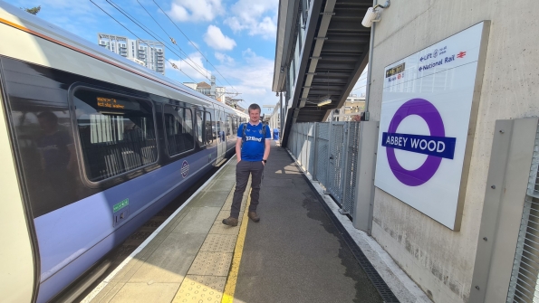 Myself at Abbey Wood railway station