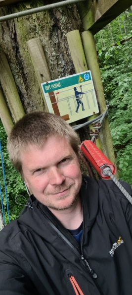 Myself at Go Ape Aberfoyle