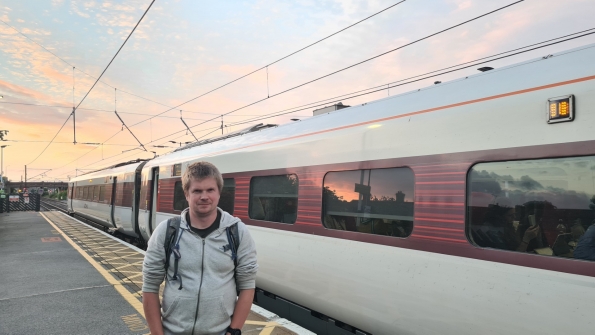 Myself at Newark North Gate railway station