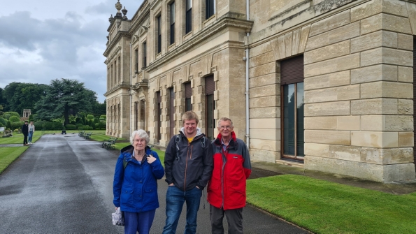 Looking around Brodsworth Hall and Gardens