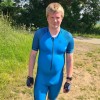 Synergy Navy Cycling Skinsuit