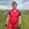 Synergy Red Cycling Skinsuit