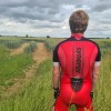 Synergy Red Cycling Skinsuit