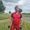 Synergy Red Cycling Skinsuit