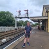 Myself at Wansford railway station