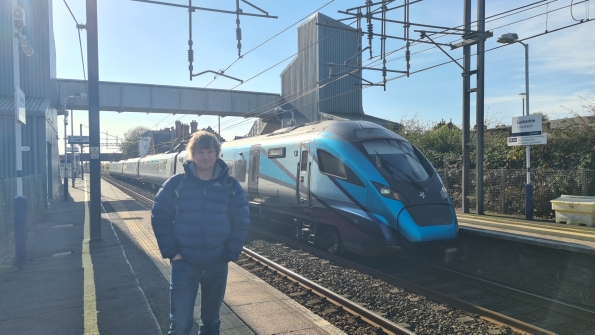 Myself at Lockerbie railway station