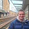 Myself at Edinburgh Haymarket railway station