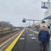 Myself at Leven railway station