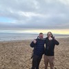 Neil and myself at Leven Beach