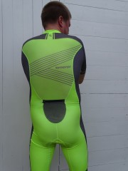 Synergy Neon Lime Cycling Skinsuit