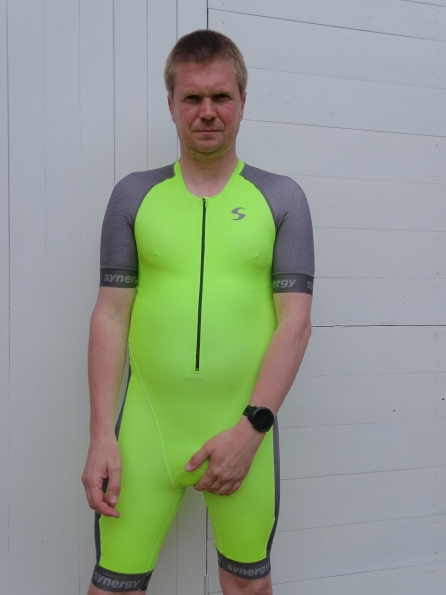 Synergy Neon Lime Cycling Skinsuit