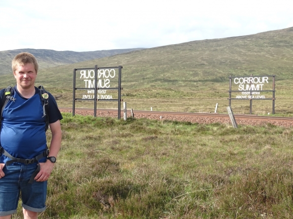 Myself at Corrour railway station