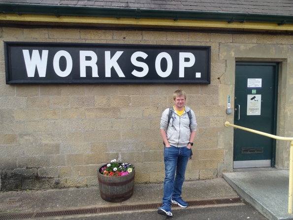 Myself at Worksop railway station