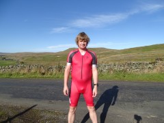 Synergy Red Cycling Skinsuit