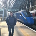 Myself at London King's Cross railway station