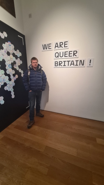 Myself at the Queer Britain Museum