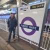 Myself at Forest Gate railway station