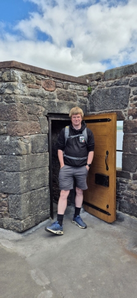 Myself at Newark Castle