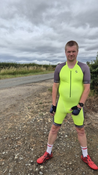 Synergy Neon Lime Cycling Skinsuit