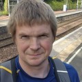 Myself at Hillfoot railway station