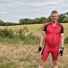 Synergy Red Cycling Skinsuit