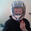 Locked in my motorcycle helmet