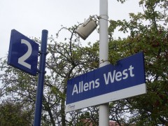 Allens West railway station