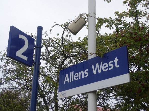 Allens West railway station