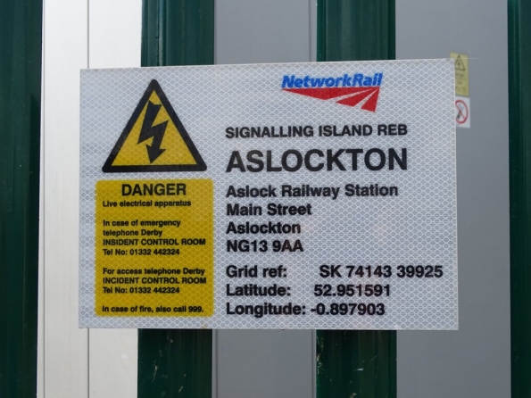 Aslockton railway station