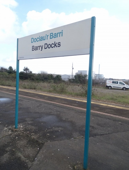 Barry Docks railway station