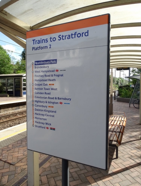 Brondesbury park railway station