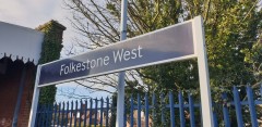 Folkestone West railway station