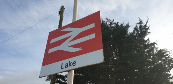 Lake railway station