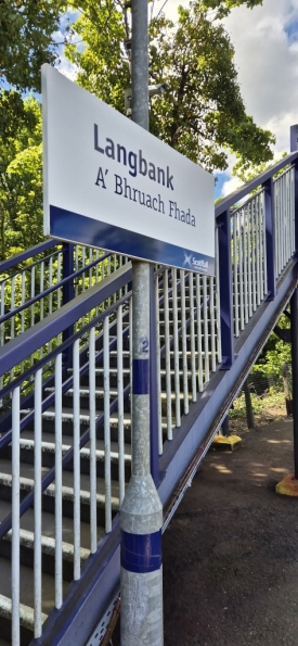 Langbank railway station