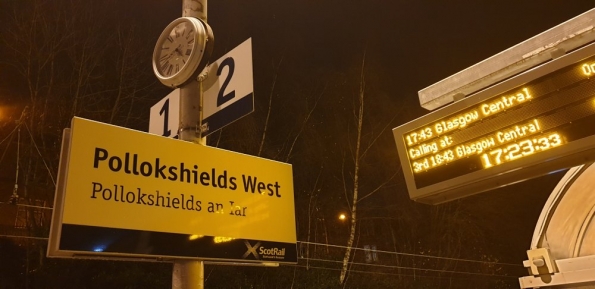 Pollokshields West railway station