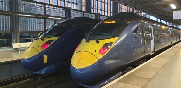 Class 395 at St Pancras railway station