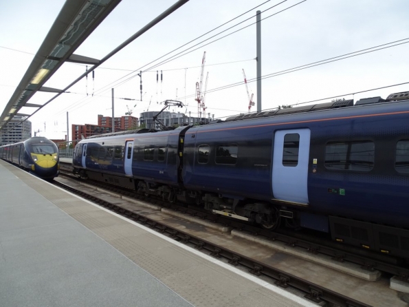 Class 395s at St Pancras railway station