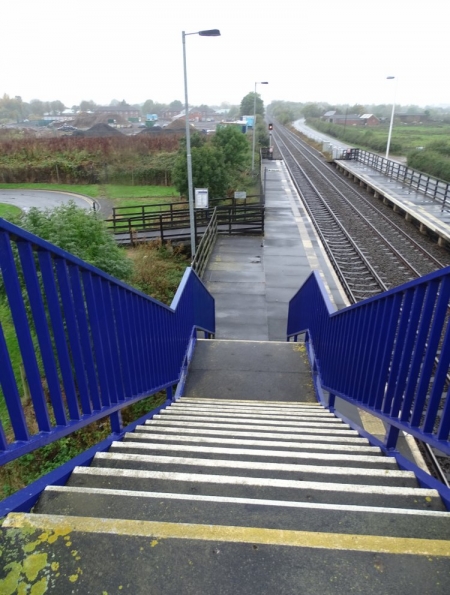 Teesside Airport railway station