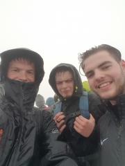Snowdon Summit with James and Shaun